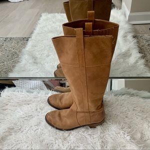 Lucky Brand Leather tan riding boots